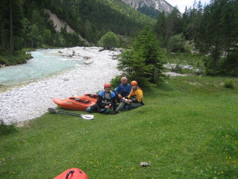 2008-06-30 Paddeln Sommerurlaub Bayern sterreich (Wolfgang) 047