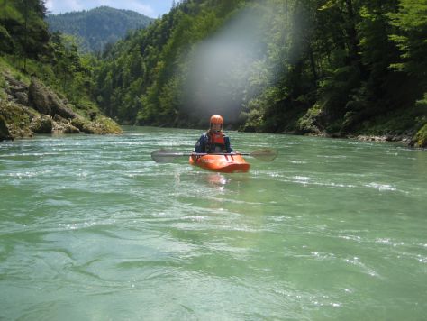2008-06-30 Paddeln Sommerurlaub Bayern sterreich (Wolfgang) 219